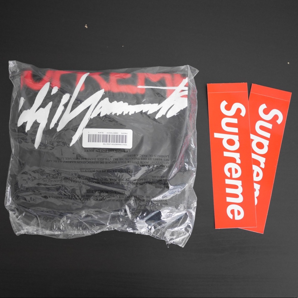Supreme Yohji Yamamoto Logo Tee Black - Picture 4 of 6